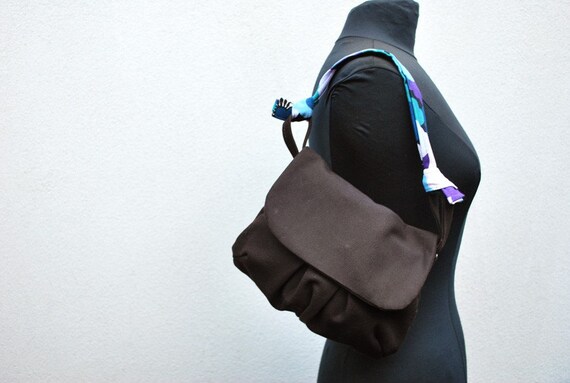 Mable Bag Dark Chocolate with Submarine lining