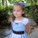 ALICE In WONDERLAND dress retro  APRON dress toddlers girls tea party handmade alice in wonderland  costume