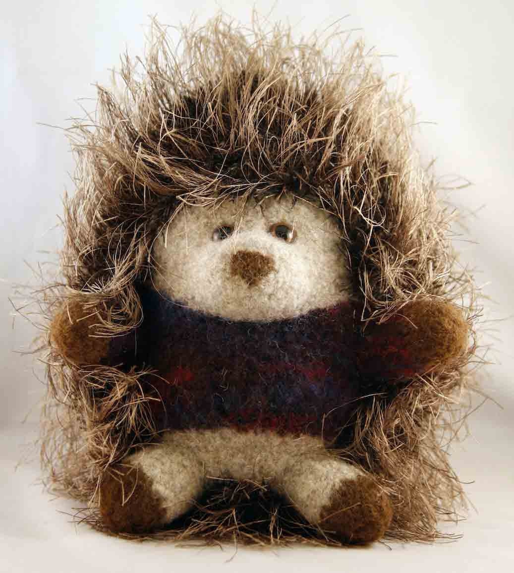 Crazy Purple Sweater Hedgehog