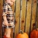 PRE-ORDER- Halloween Plaid Tie Dress for baby, toddler, and girl