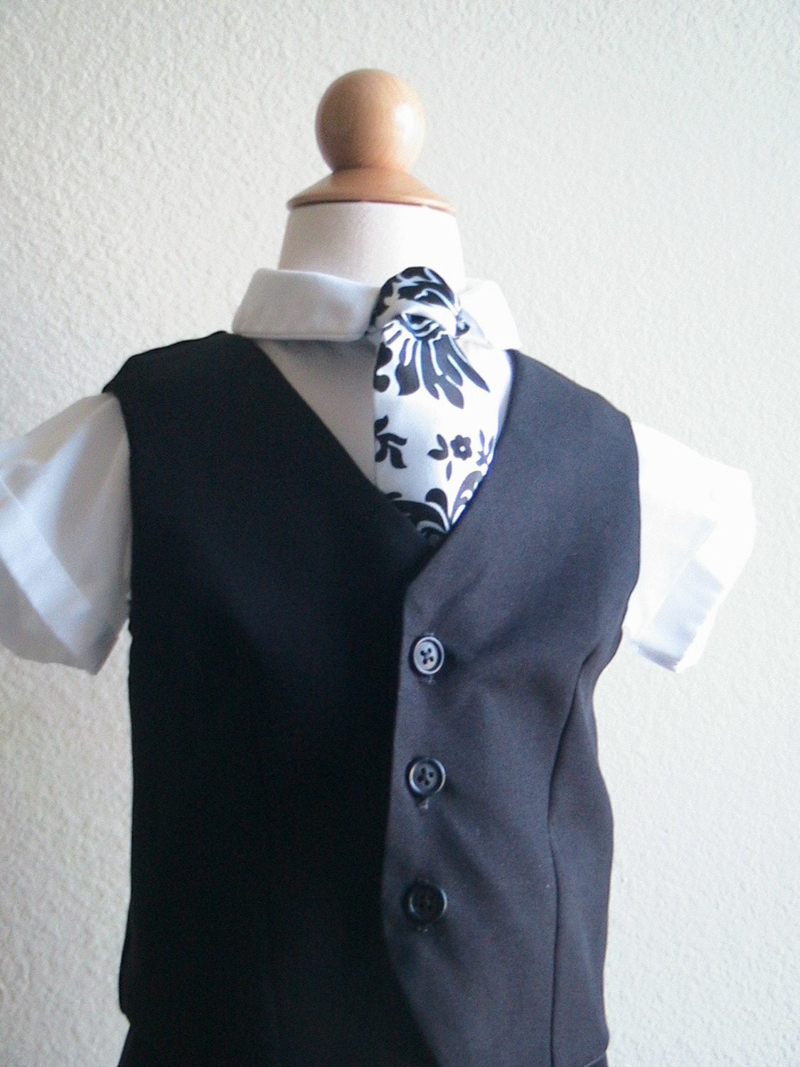 mens vest and tie combo