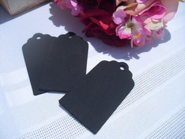 SET OF 10 Chalkboard Tags for DIY projects Favors Gifts - Item 1030