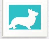 Mod Cardigan Welsh Corgi Print