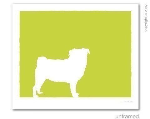 Mod Pug Fine Art Print - 8x10