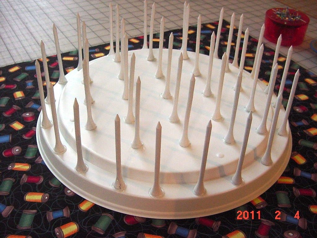 Thread Spool Bobbin Holder Organizer Sewing Room by ilovethathat Thread spool bobbin holder organizer sewing room by ilovethathat