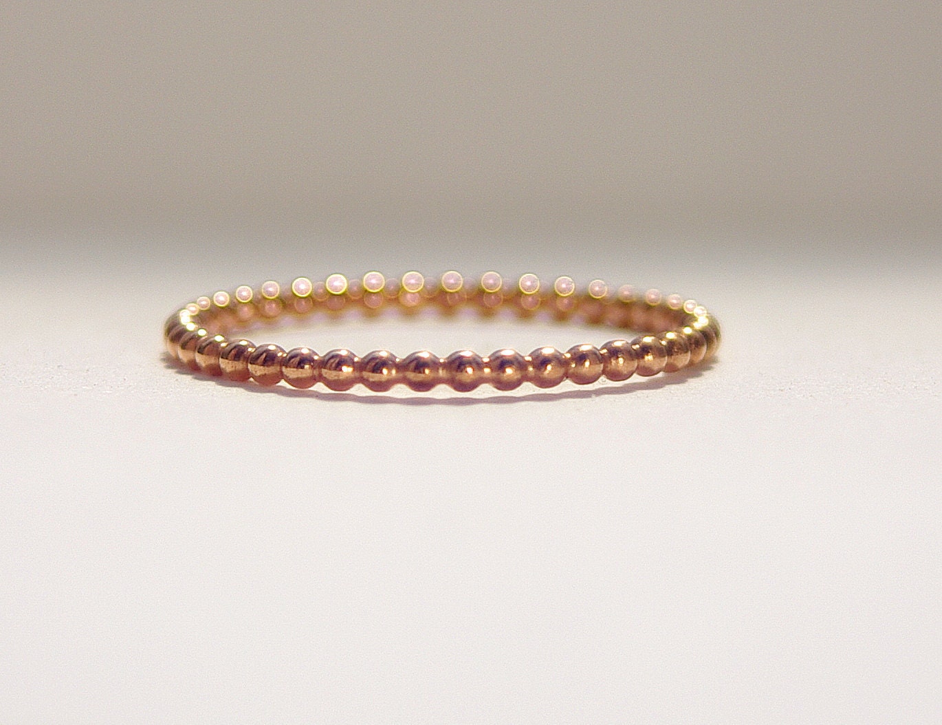 14k ROSE Gold Filled Stacking Ring, Rose Gold Fill Ring, Rose Gold First knuckle, Pinky or Finger Stack it Ring