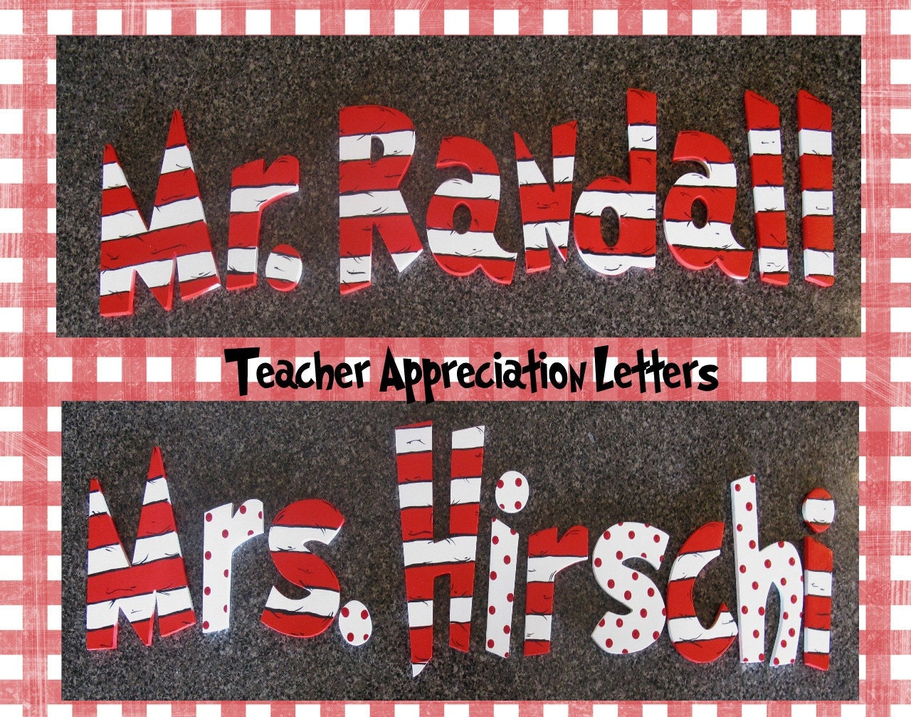 Dr Seuss Hand Painted Custom Wood Wall Letters Wall Art Children Nursery Pottery Barn Kids