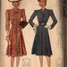 Vintage 1940s McCalls Redingate Coat Dress Pattern