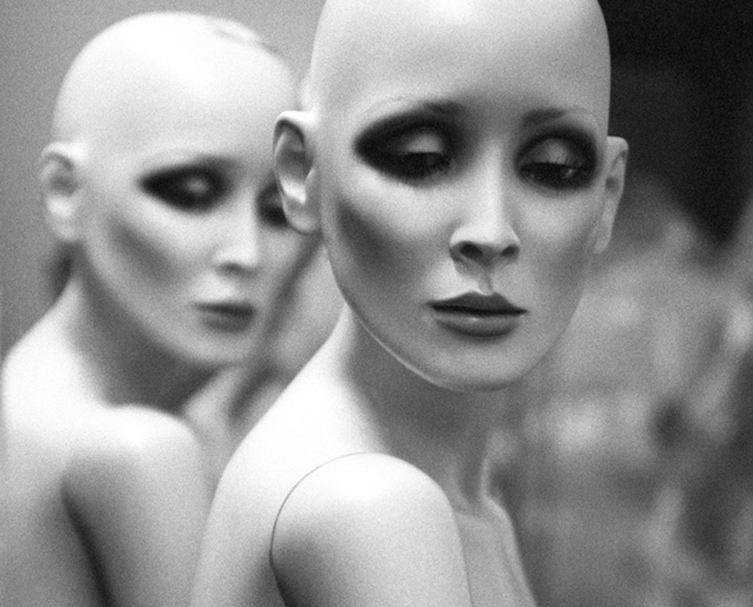 Black and White Photography Art Mannequin Photo Secret Society No6