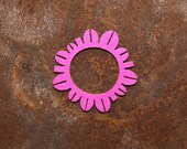 Binary II Bracelet // Pink // Laser cut felt