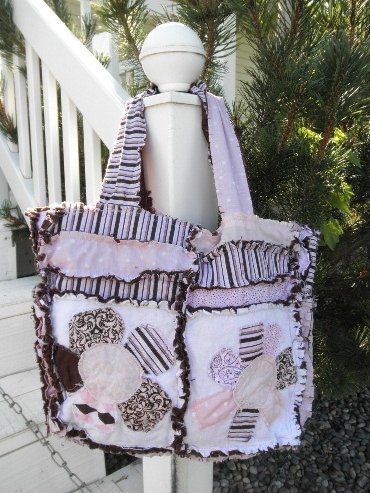 Diaper Bag, Sewing Pattern, Rag Quilt, Quilted Bag, PDF Instant ...