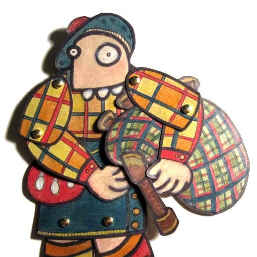 PDF Scottish Nerdimus - Jointed Paper Doll