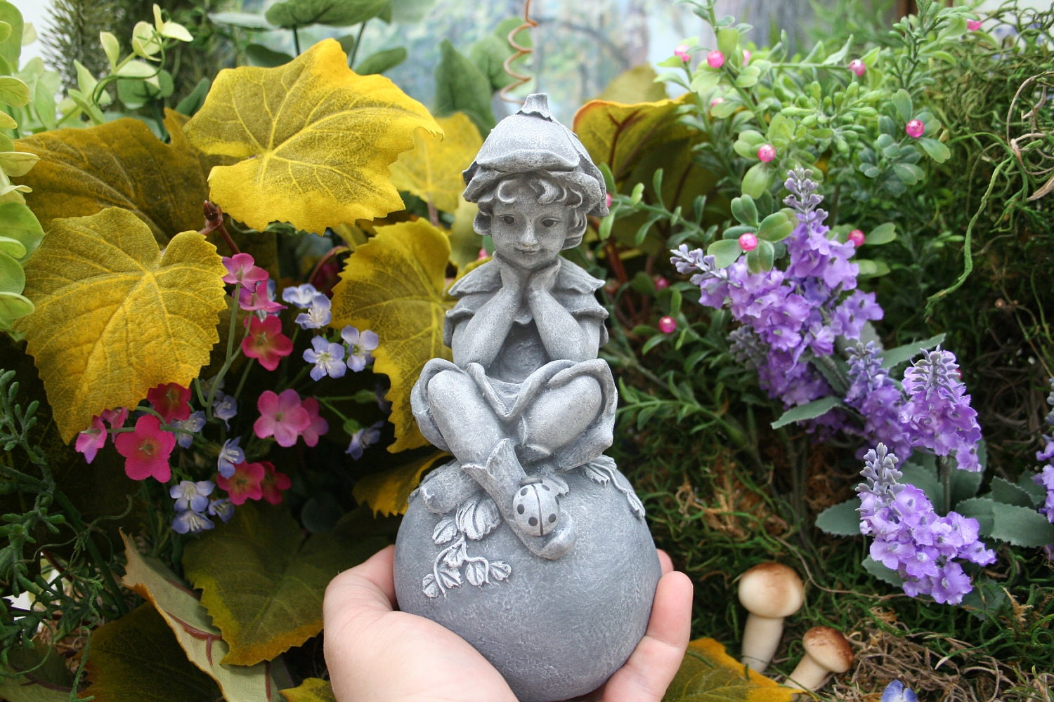 Garden Fairy - Pixie Boy Statue