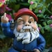 Garden Gnome Flipping The Bird Concrete Rude Gnome Statues for Sale