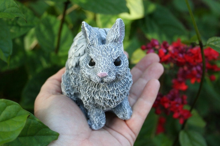 Angel Bunny - Rabbit Angels - Animal Garden Statues