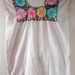 Altered Wearable ART Couture Vintage Embroidered Mexican DRESS Lg TOP