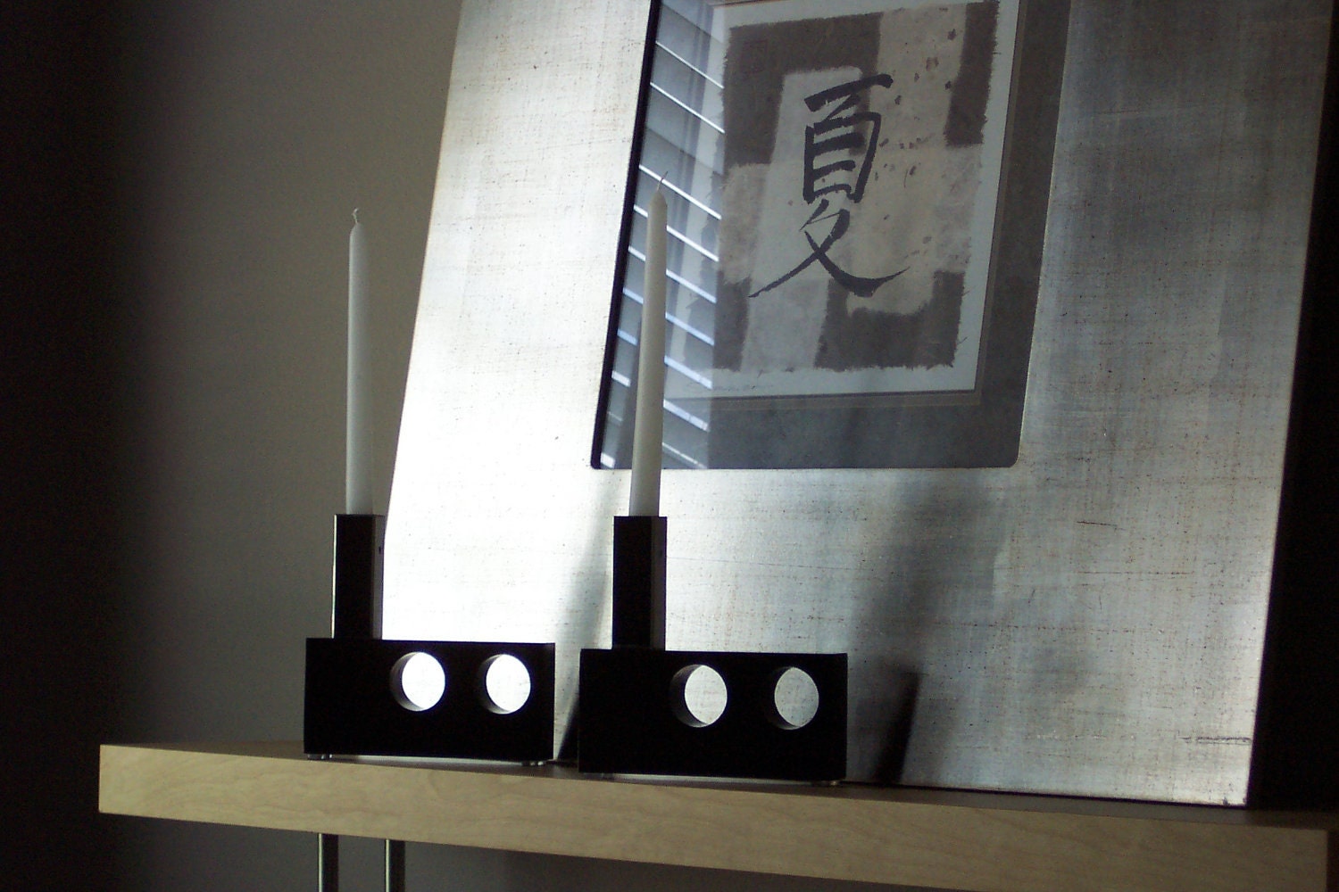 Candle Holder : Deuce Modern Candle Holders