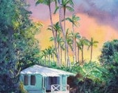 Dreams of Kauai Plantation Cottage 11x14 print from Kauai Hawaii