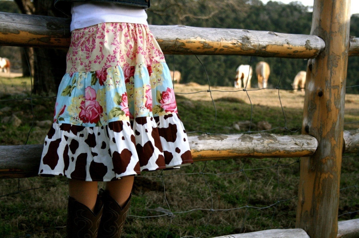 The EVA Collection....Custom Boutique Cowgirl Twirl Skirt 18m-8 yrs