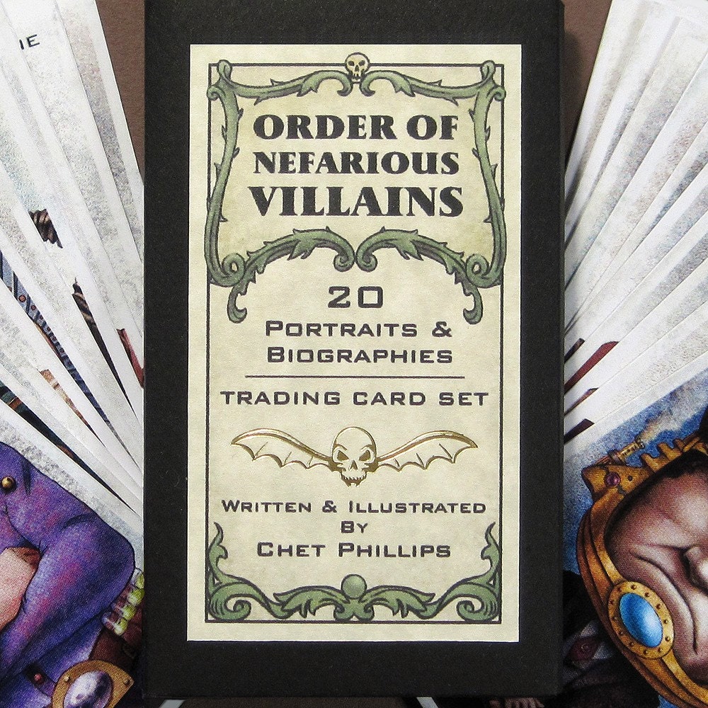 Order of Nefarious Villains Card Set