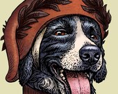 Dante Collieghieri 8 x 10 dog art print