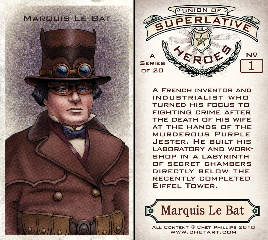 Union of Superlative Heroes Card Set