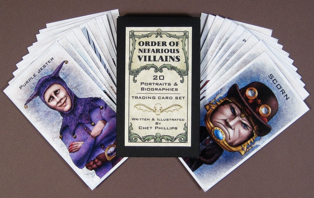 Order of Nefarious Villains Card Set