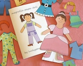 Magnolia Paper Doll Book Printable PDF Pattern - Instant Download