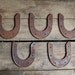 vintage metal horseshoe