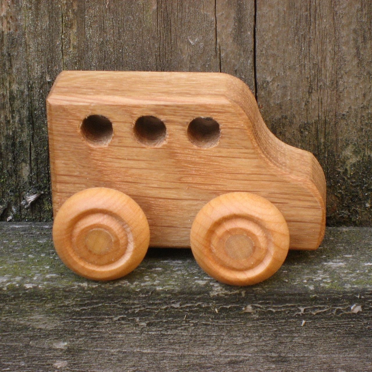 Little Wood Toy Bus
