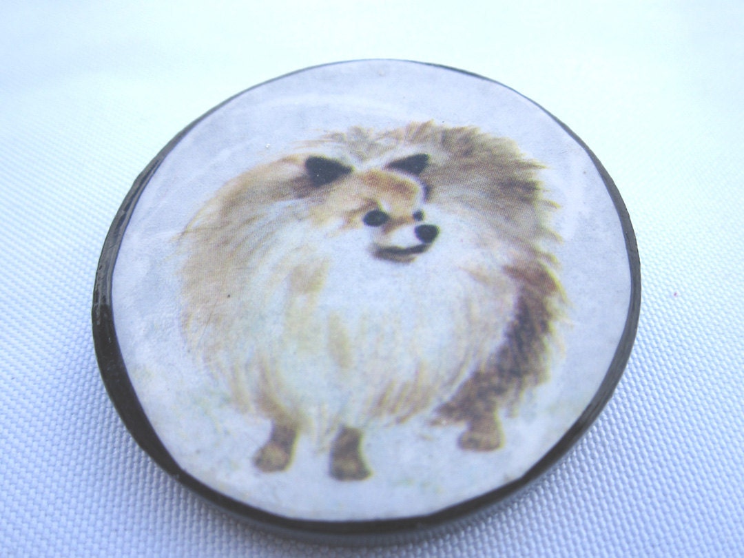 Pomeranian Dog Pin