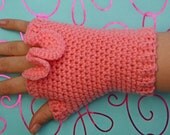 PATTERN - Crochet Under the Sea Fingerless Gloves - Free International Shipping