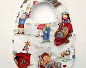 Terry Baby Bib in I Think I Can