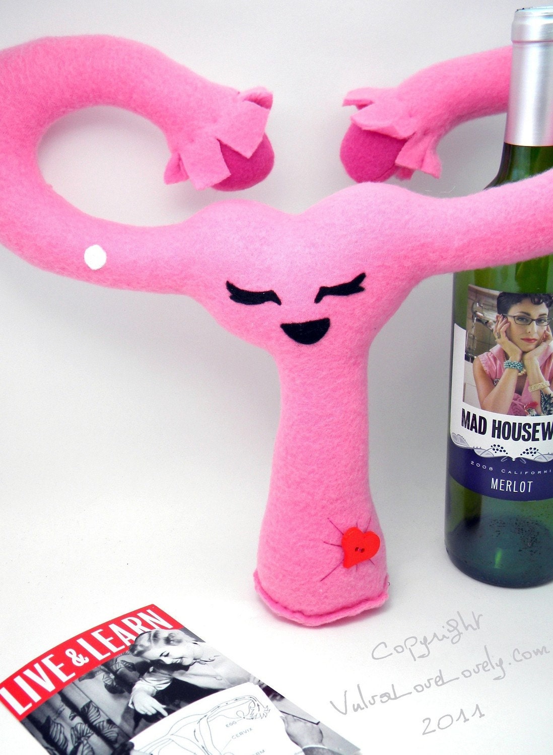 Ovulating Fertile Uterus Plushie