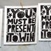 Motivational quote - You must be present to win necklace - Inspirational - graduation