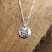 Chicken necklace -  silver hen jewelry - tiny pendant