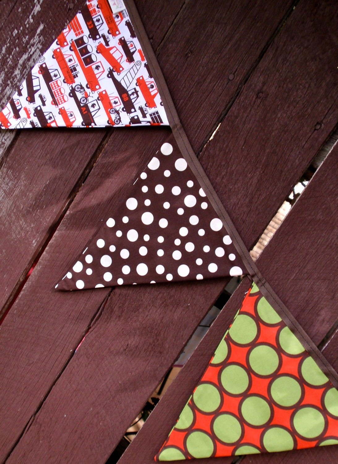 Bunting / Flags / Pennant Strings - Haul It (orange) Il_170x135