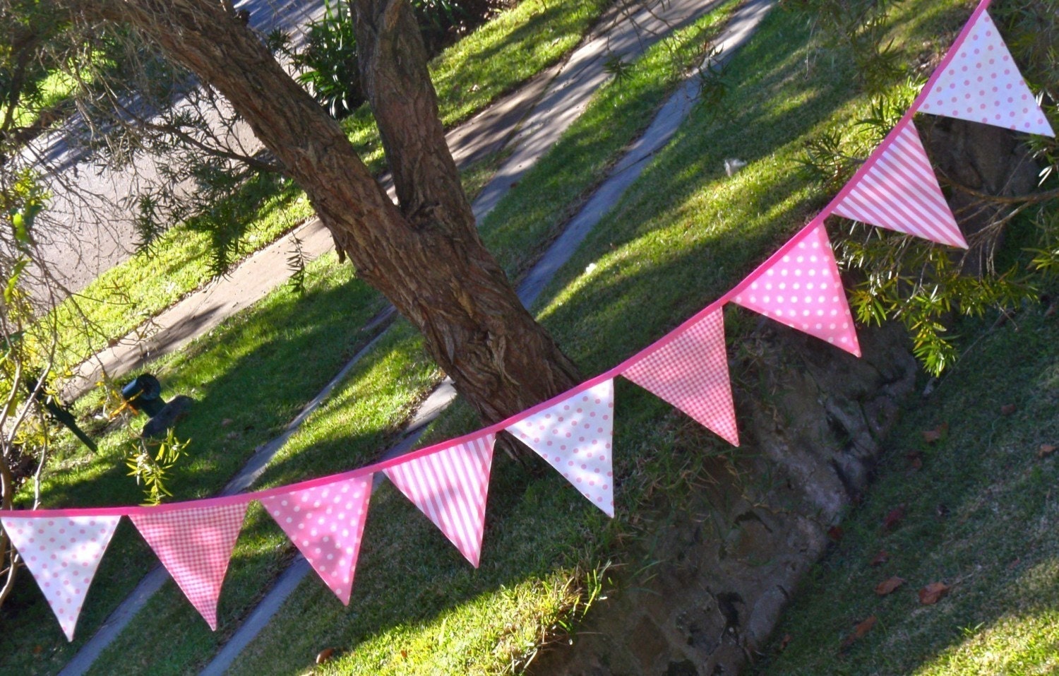 Bunting / Flags / Pennant Strings - Cotton Candy