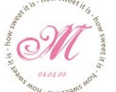 How Sweet It Is Sticker or tag design