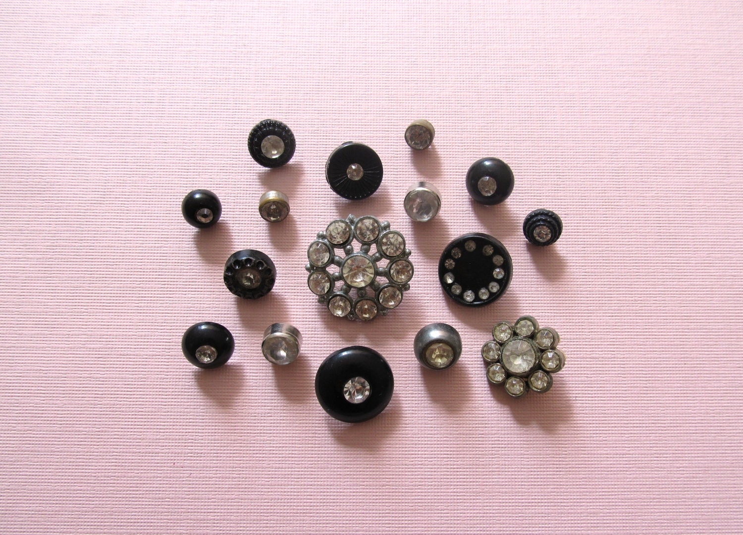 Glam Vintage Rhinestone Buttons