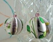 Flower Child Paper Earrings