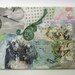 Puppies and Poppies original collage