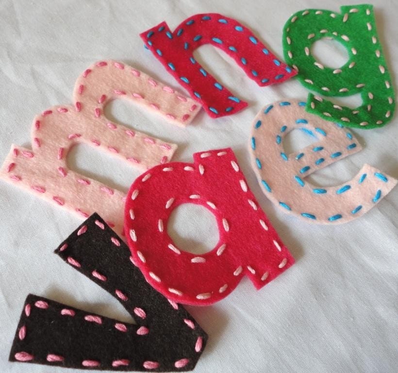 Two 5 inch Iron Ons Letter DEAL