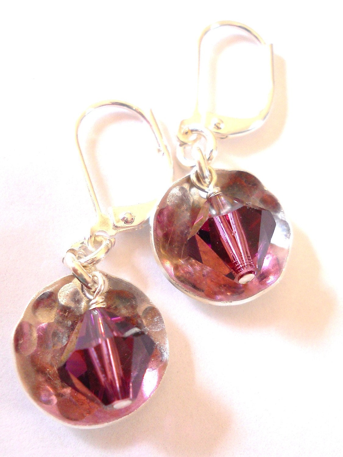 Little Cup Earrings - Pictured in Amethyst