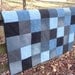Contemporary Baby Crib Quilt from Recycled Denim
