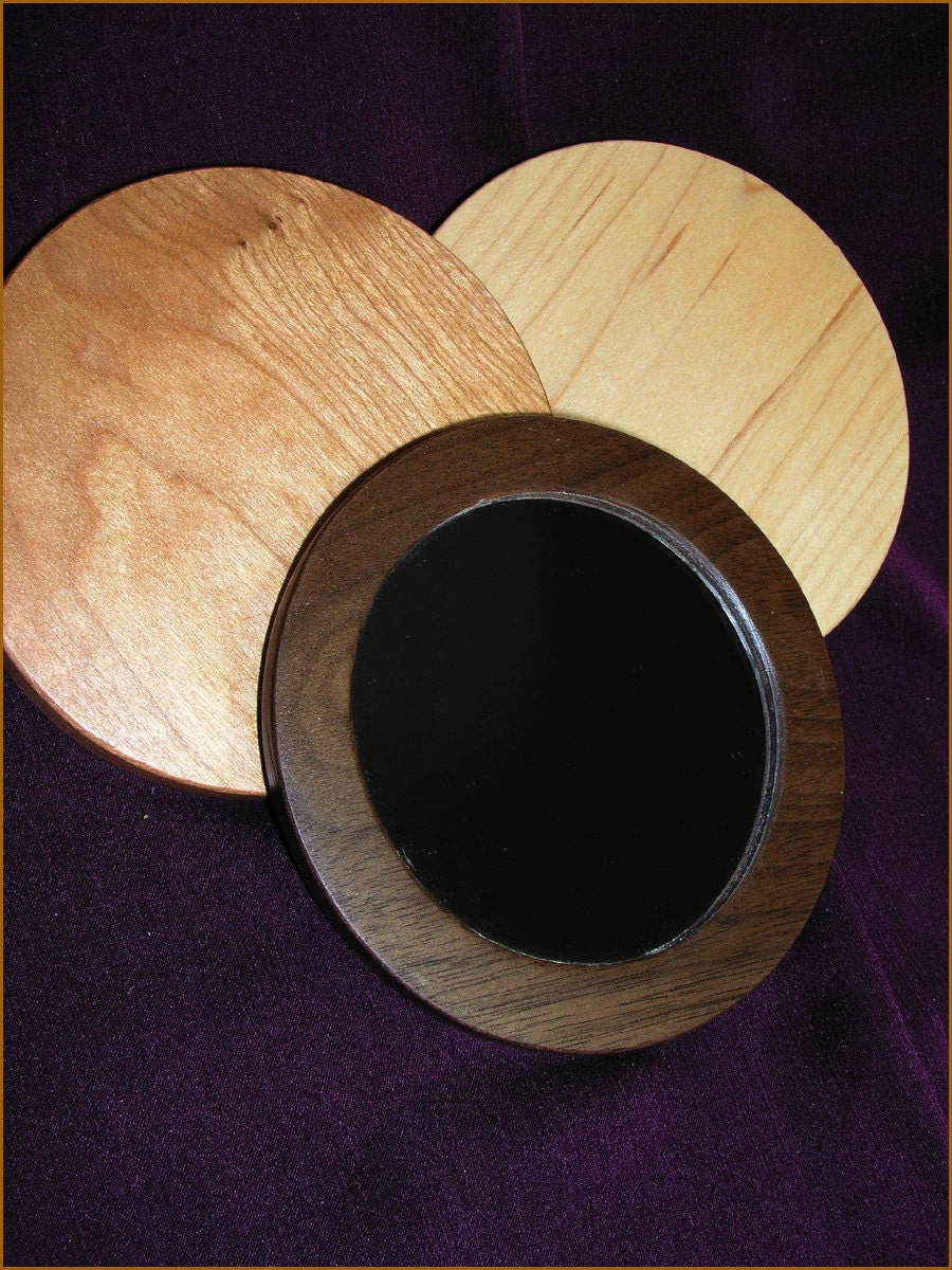 Decide Which Beautiful Round Hardwood Pocket Size Mirror Is Right For You