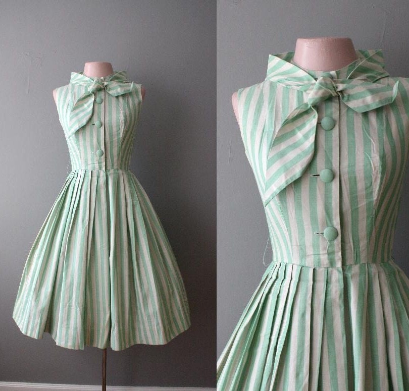 RESERVED-- 1950's Green Gables dress