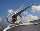 1935 Terraplane Hood Ornament - Classic Car Photo - Hood Ornament Photograph - 8 x 8