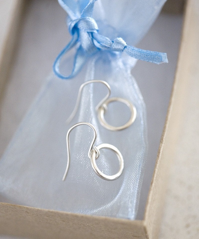 Little Sterling Hoops
