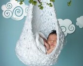 INSTANT DOWNLOAD Hanging Cocoon Sling Stork Pouch Knitting Pattern in 3 Sizes, PDF Number 102 -- Over 16,000 patterns sold